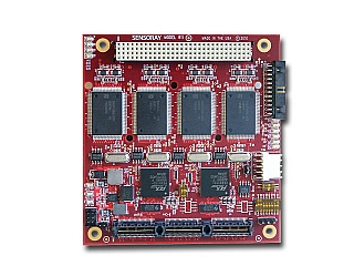 Model 911 4-channel A/V frame grabber with PCI pass-through connector