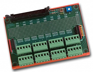Model 7409TC Breakout Board, 40-pin, with CJ Sensor and Prototype Area